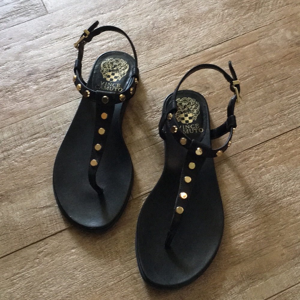 Vince Camuto stud leather sandals size 5